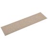 vidaXL Teppichfliesen 16 Stk. 4 m&sup2; 25x100 cm Hellbeige