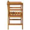 vidaXL Rosenbank Natur 68,5 x 46 x 82,5 cm Massivholz Akazie