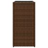 vidaXL Pflanzk&uuml;bel 2 Stk. Braun 30x30x60 cm Poly Rattan