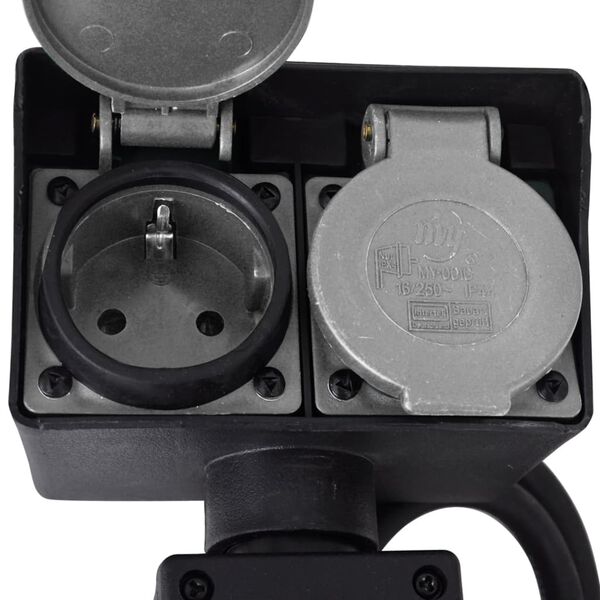 vidaXL Gartensteckdosen mit Erdspie&szlig;en 2 Stk.