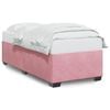 vidaXL Bettgestell Rosa 90x200 cm Samt