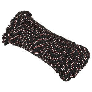 vidaXL Mehrzweck-Allzweckseil 5 mm 250 m Schwarz und Rot PP