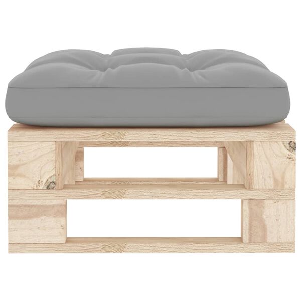 vidaXL Garten-Palettenhocker Impr&auml;gniertes Kiefernholz