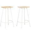 vidaXL Barhocker 2 Stk. Mango Massivholz