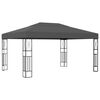vidaXL Pavillon 3&times;4 m Anthrazit Stoff
