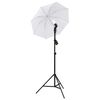 vidaXL Fotostudio-Set mit Aufnahmetisch, Lampen, Schirm, Reflektor