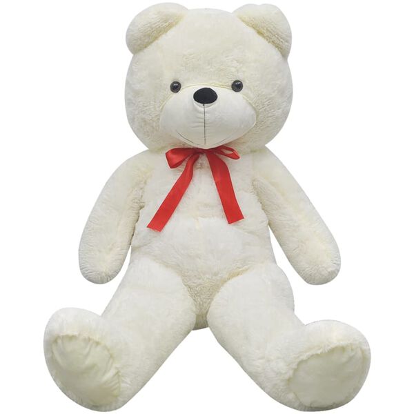 vidaXL Teddybär Kuscheltier Plüsch Weiß 242 cm