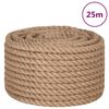 vidaXL Juteseil 25 m L&auml;nge 16 mm St&auml;rke