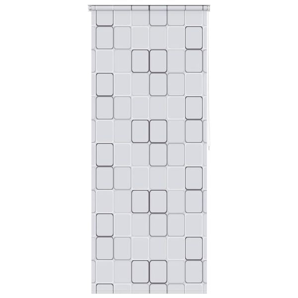 vidaXL Duschrollo 100x240 cm Quadratmuster