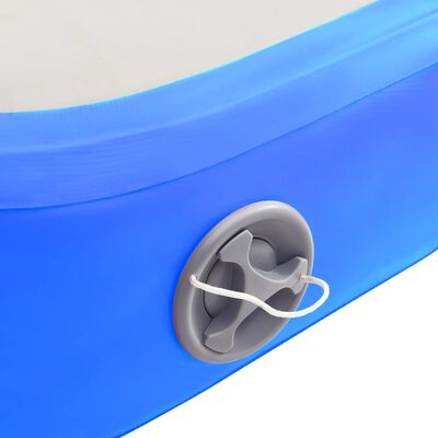 vidaXL Aufblasbare Gymnastikmatte mit Pumpe 60x100x15 cm PVC Blau