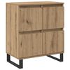 vidaXL Sideboard 2 pcs Artisan-Eiche 60 x 35 x 70 cm