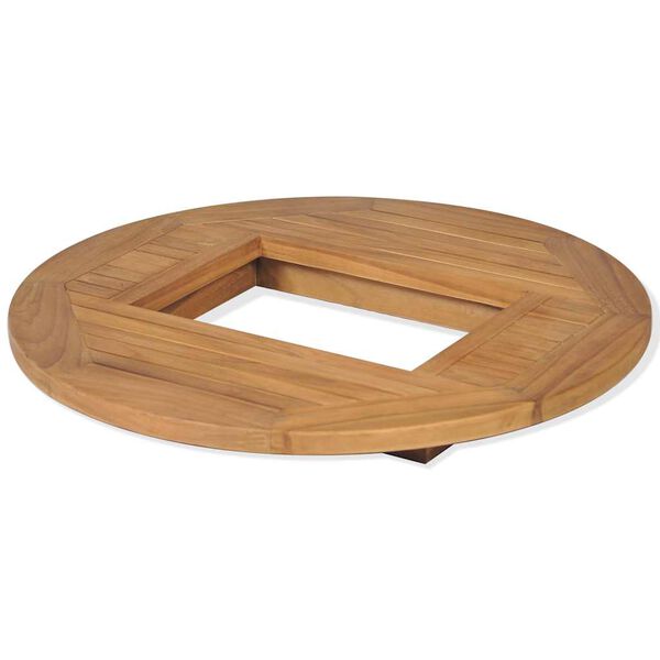 vidaXL Bierkastentisch Teak 70 cm