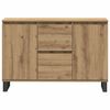 vidaXL Sideboard Artisan-Eiche 101,5x35x70 cm Holzwerkstoff