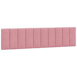 vidaXL Kopfteil-Kissen "Hanko" Rosa 200 cm Samt