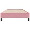 vidaXL Boxspringbett ohne Matratze Rosa 80x210 cm Samt