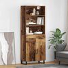 vidaXL Highboard Altholz 69,5 x 34 x 180 cm Holzwerkstoff