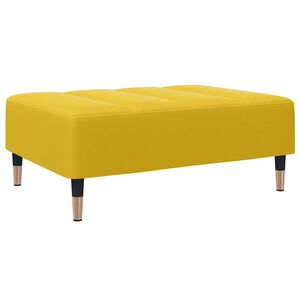 vidaXL Fu&szlig;hocker Gelb 77x55x31 cm Samt