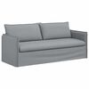 vidaXL Sofa Set 2 pcs Hellgrau 196 x 82 x 85 cm Stoff