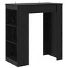 vidaXL Bartisch 95 x 47 x 103,5 cm Holzwerkstoff Schwarze Eiche