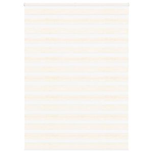 vidaXL Doppelrollo Marmorbeige 165x230cm Stoffbreite 160,9 cm Polyester