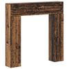 vidaXL Kaminumrandung Altholz 102 x 18 x 100,5 cm Holzwerkstoff
