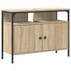 vidaXL Waschbeckenschrank mit T&uuml;r Braun 80 x 30 x 60 cm Holzwerkstoff