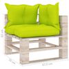 vidaXL 6-tlg. Garten-Lounge-Set aus Paletten mit Kissen Kiefernholz