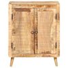vidaXL Sideboard 60x35x76 cm Raues Mangoholz