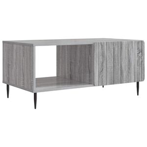 vidaXL Couchtisch Grau Sonoma 90 x 50 x 40 cm Holzwerkstoff