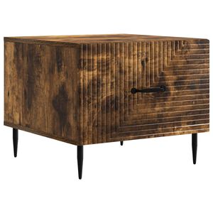 vidaXL Couchtisch Ger&auml;ucherte Eiche 49 x 50 x 40 cm Holzwerkstoff