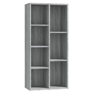 vidaXL B&uuml;cherschrank Grau Sonoma 50x25x106 cm