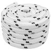 vidaXL Bootsseil Wei&szlig; 25 m Polyester