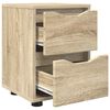 vidaXL Nachttische 2 pcs Sonoma-Eiche 30,5 x 30 x 43 cm Holzwerkstoff
