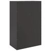 vidaXL Sideboard Schwarz 67x39x107 cm Stahl