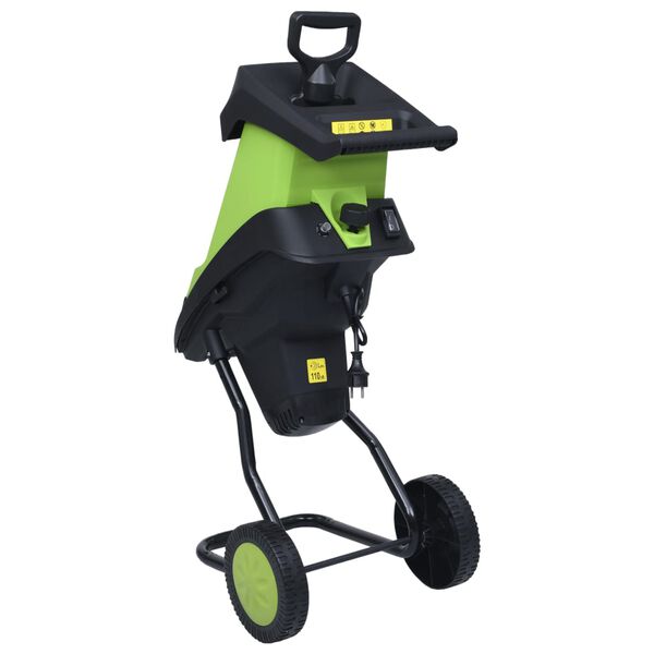 vidaXL Elektrischer Gartenh&auml;cksler mit 2 Ersatzklingen 2400 W