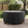 vidaXL Gartenmöbelabdeckung Schwarz 182 x 182 x 85 cm 210D-Gewebe
