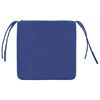 vidaXL Sitzkissen 4 pcs Polizeiblau 40 x 40 x 3 cm Samt