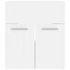vidaXL Waschbeckenunterschrank Weiß 41x38,5x46 cm Holzwerkstoff