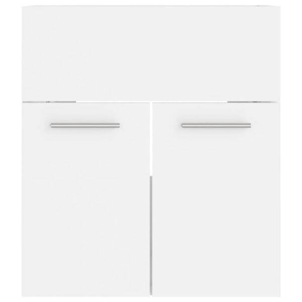 vidaXL Waschbeckenunterschrank Weiß 41x38,5x46 cm Holzwerkstoff