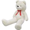 vidaXL Weicher XXL-Pl&uuml;sch-Teddyb&auml;r Wei&szlig; 85 cm