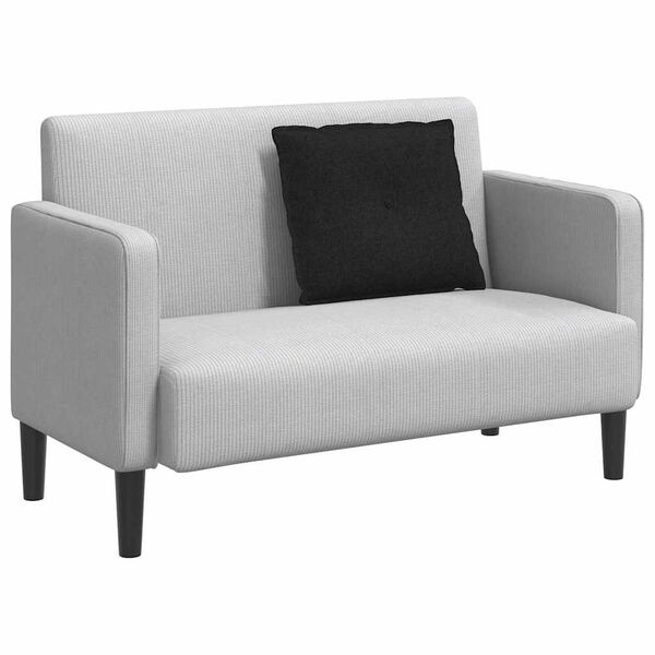 vidaXL R&uuml;ckenkissen Schwarz 60 x 19 x 50 cm Stoff