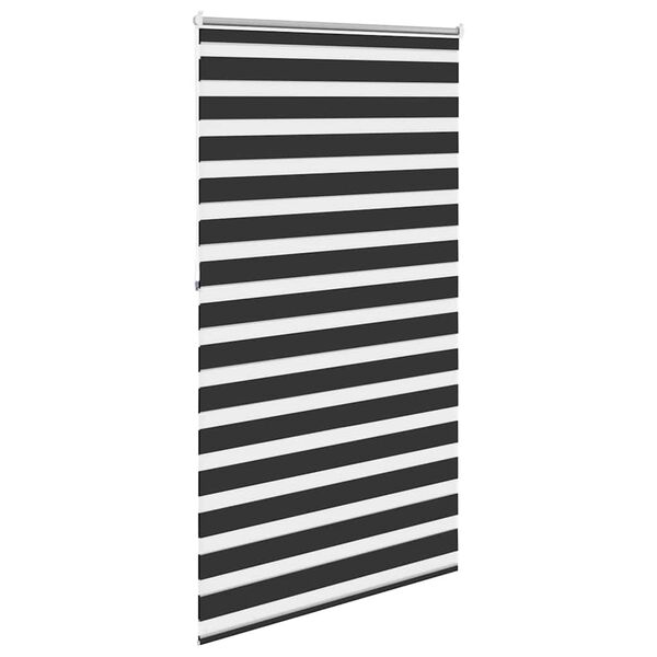 vidaXL Zebra-Rollo 120,9 x 230 cm, Stoffbreite 116,7 cm, schwarz
