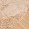 vidaXL Teppich Shaggy Hochflor NAVARRA Beige 200x200 cm Polyester