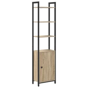 vidaXL B&uuml;cherregal 6 Ebenen 40 x 24 x 161 cm Holzwerkstoff