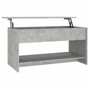 vidaXL Couchtisch Betongrau 102x50x52,5 cm Holzwerkstoff