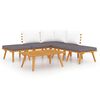 vidaXL 6-tlg. Garten-Lounge-Set Massivholz Akazie