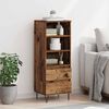 vidaXL Highboard mit Schubladen Altholz 40 x 36 x 110 cm Holzwerkstoff
