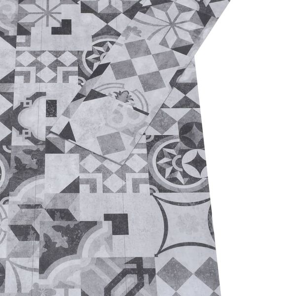 vidaXL PVC-Laminat-Dielen 4,46 m² 3 mm Selbstklebend Grau Muster