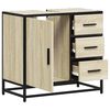 vidaXL Badschrank Sonoma-Eiche 65x33x60 cm Holzwerkstoff