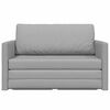 vidaXL Schlafsofa 110cm Wolkengrau Stoff